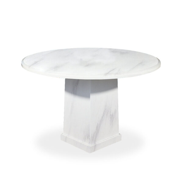 AZEZ Marble Round Dining Table