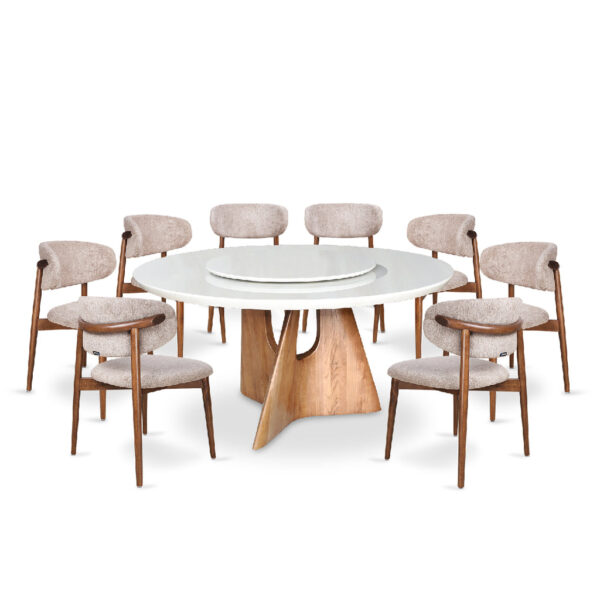 EXOC II Marble Dining Set