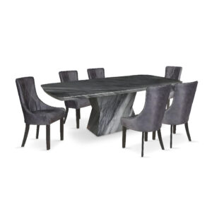 LEYRA II Marble Dining Set