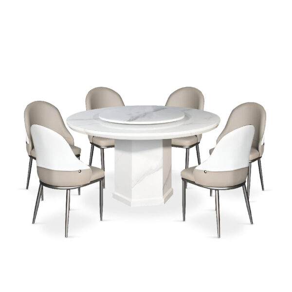 PASAJE IV Marble Dining Set