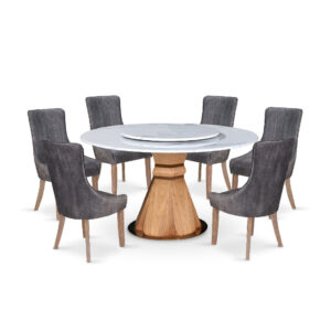 RAULA Marble Dining Set