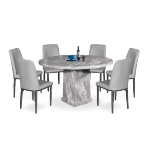 SAITAMA II Marble Dining Set