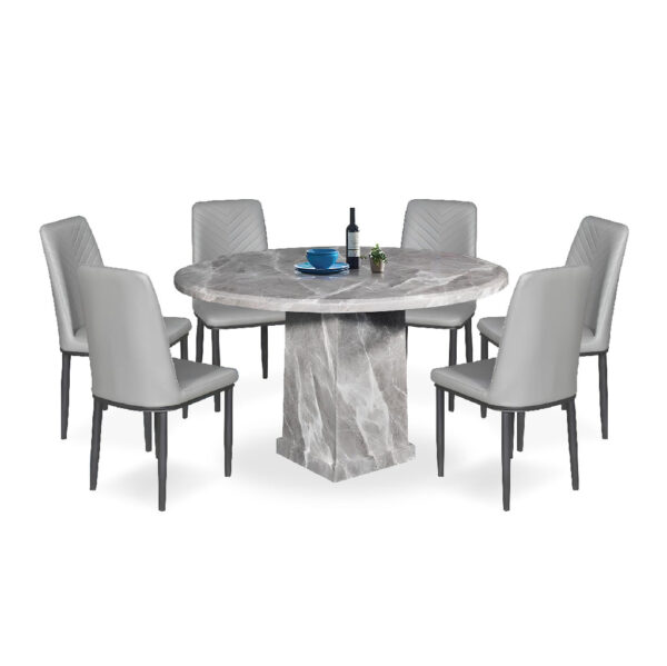 SAITAMA II Marble Dining Set